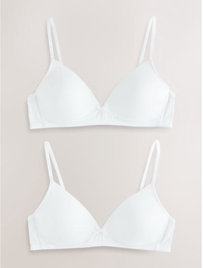 Next - Meisjes - Set van 2 sportbeha's - Wit