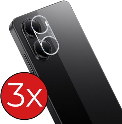 Camera Lens Protector - 3 Stuks - Geschikt voor Xiaomi Poco X7 Pro - Camera Screenprotector - Beschermglas - Gehard Glas - Tempered Glass - Screen Protector