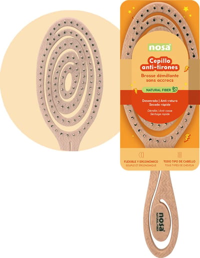 Nosa Detangler Brush Oranje