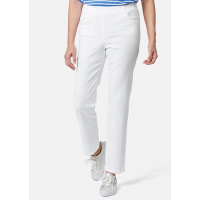 Jeansbroek - wit - Gr. 19 van Goldner Fashion