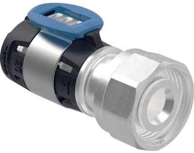 Geberit FlowFit aansluiting voor Euroconus, met wartelmoer, DN 15/20, 619.261.22.1