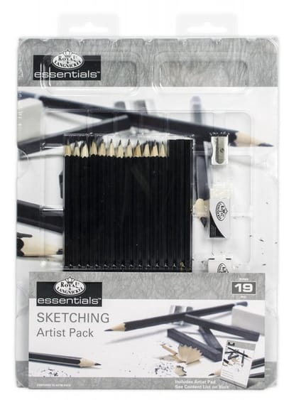 R&L Essentials Sketching Artist Set - 19 Pack