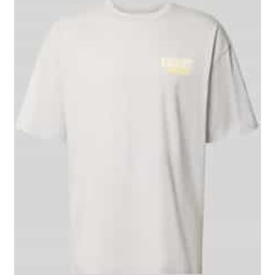 relaxed fit t-shirt van puur katoen model 'Luggage'
