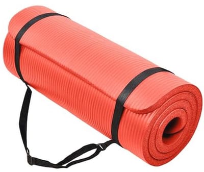 Multifunctionele Extra Dikke 1 Inch Oefening Yogamat met Draagriem - 180 x 60 cm