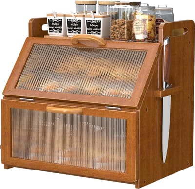 Brooddoos - Broodbak - Brood bewaren - Dubbellaags - 423 x 33 x 191 cm - Vintage