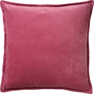 Dutch Decor CAITH - Sierkussen 50x50 cm - 100% katoen - velvet - lekker zacht - Heather Rose - roze - Inclusief binnenkussen - Luxe kussens voor woonkamer & bank