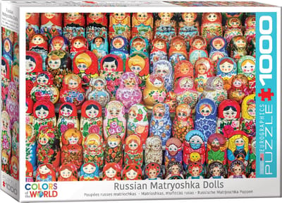 Eurographics - Russische Matroesjka-poppetjes [Russian Matryoshkas Dolls] - 1000 stukjes 68×48cm (b×h) - Legpuzzel