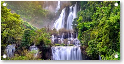 Thi lo su (tee lor su) - de grootste waterval in Thailand - Tuinposter 200x100 - Wanddecoratie - Landschap