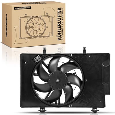 Frankberg 1x Motorradiator enkele ventilator