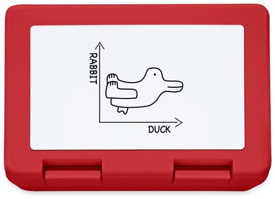 Rabbit Of Duck? – Slimme Optische Illusie Broodtrommel Lunchbox