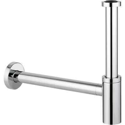 GROHE Universeel design sifon 1 1/4 met muurbuis en roset chroom