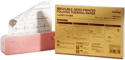 Peripage Printpapier - 100 pagina's A4 Thermische Papier - Dubbelzijdig