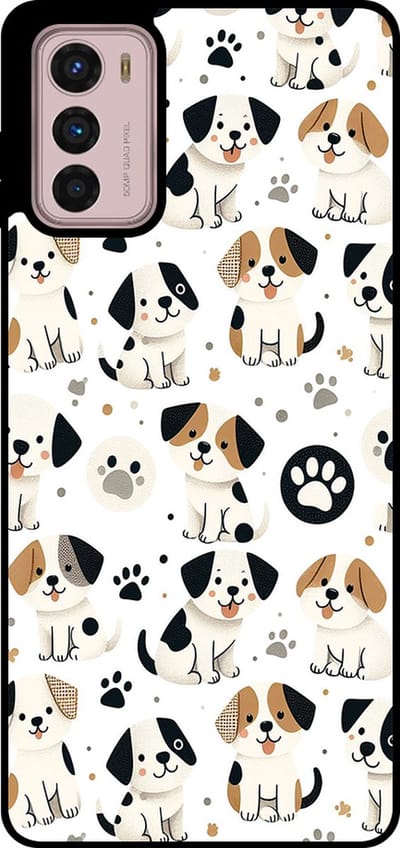 Smartphonica Telefoonhoesje Geschikt voor Motorola Moto G42 met honden opdruk - TPU backcover case dog design geschikt voor Motorola Moto G42