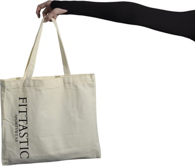 Fittastic Sportswear Totebag 2.0 - Draagtas Katoen - Beige