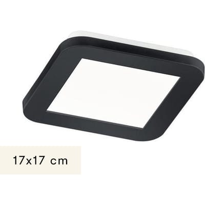 Shadora Plafondlamp 17x17 cm Ruri Mat Zwart