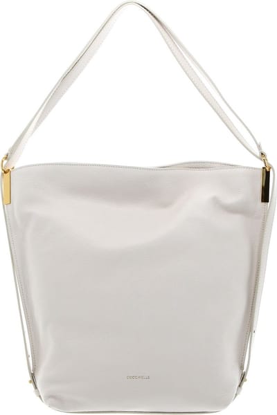 COCCINELLE Leren Schoudertas Estelle Handbag Coconut Milk Crème