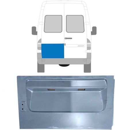 Reparatie plaatwerk achterste deuren voor Mercedes Sprinter 1995-2006 / Links