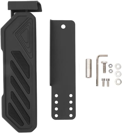Dailygoods- Voetsteun Verstelbaar - Voetsteunpaneel - Antislip Pedaal - Aluminiumlegering - Geschikt voor JL/4XE/JT 2018-2023 - Inclusief installatieaccessoires