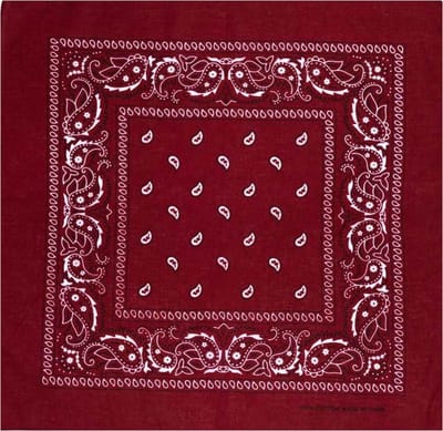Haarsoires Haarband Bandana Zakdoek 55cm – Paisley Print – Donker Rood - Multifunctioneel Accessoire voor Haar, Festivals en Mode - One Size & Unisex