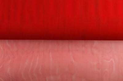 Tule stof - Rood - 40 meter