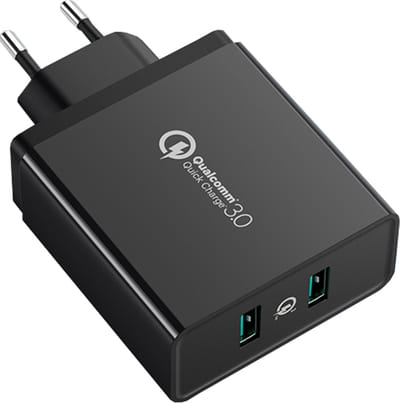 Ugreen - wandlader - 2xUSB-A 36W QC3.0 zwart - (CD161)