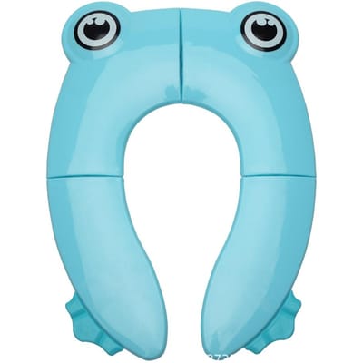 Opvouwbare Kinder Toiletbrilhoes Mat Badkamer Toiletkussen Baby Potje Trainingszitje Reispotje Kinderpotje Accessoires blauw