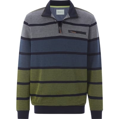 Babista herren Sweatshirt - 44/46 - donkerblauw - Plus Size