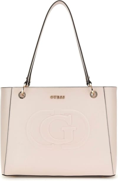GUESS Schoudertas Eco Mietta Noel Tote Stone Beige