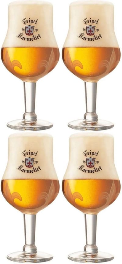 Karmeliet Bierglazen 330 ml - 4 Stuks