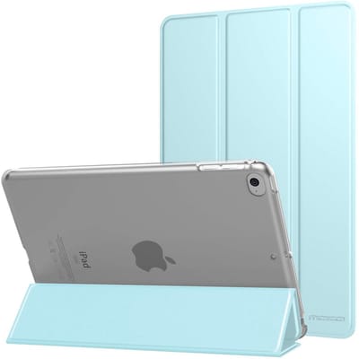 JHUBERS - iPad Mini 5 Hoes - Slanke Bescherming - Sky Blue - Smart Shell Cover - Geschikt voor iPad Mini 4 en 5 - 7.9 inch