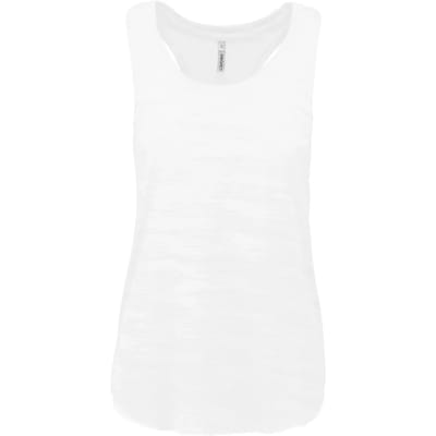Tank Top Dames M Proact Mouwloos White 65% Polyester, 35% Viscose