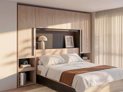 Vente-unique Bedframe hout zwart 160 x 200 cm VELONA