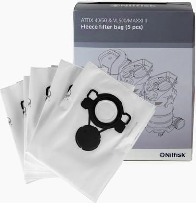 Nilfisk Attix 40 / 50 & VL500/MAXXI II 35L stofzuigerzakken Origineel