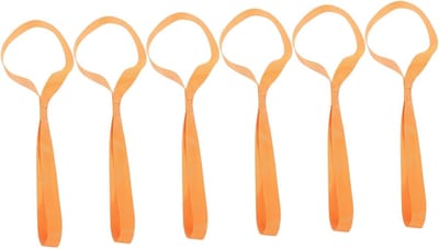 Bindriemen Zware Lasten - Sjorbanden Bevestiging - Transport Beveiliging - Zachte Beschermende Lus - 46x2.5cm - Oranje