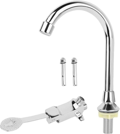 Non-Contact Voetbediening Ventiel voor Laboratoria, Scholen, Fabrieken en Ziekenhuizen - G1/2 Inch Tap Pedal Waterafvoer