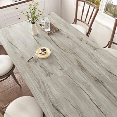 Zelfklevende Houtlook Folie voor Meubels en Keuken - Grijze Plakfolie Werkblad