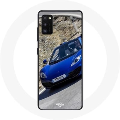 Hoesje - McLaren - Samsung Galaxy A41 - Formule 1 - Flexibel - Sportief blauw