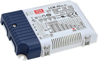 Mean Well LCM-25DA LED-driver Constante stroomsterkte 25 W 0.35 - 1.05 A 6 - 54 V/DC Dimbaar, PFC-schakeling, Overbelas