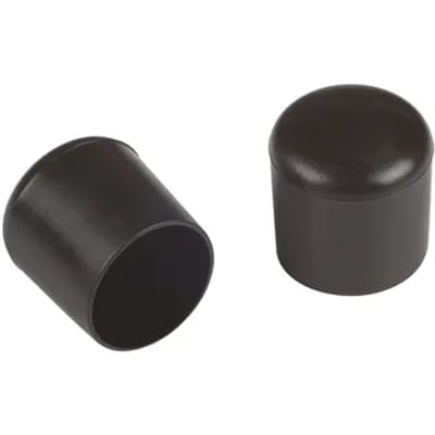 Fix-o-moll Stoelpootdop - Beschermend - Rond Kunststof Zwart - Diam. 18mm - 4 Stuks