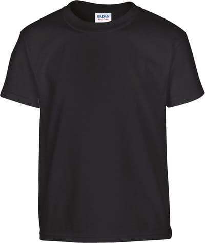 Gildan Heavy Cotton™Classic Fit Youth T-shirt GI5000B - Black - 9/11 years (L)