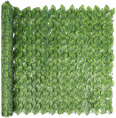 Kunsthaag op Rol 300x150cm | Bont Groen | Kunsthaag op rol - groene haag op rol - privacy haag buiten