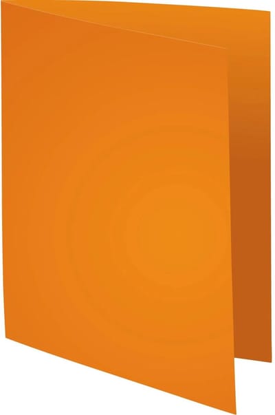 Exacompta 5x SUPER 60 - Pak van 250 inlegmappen - 22x31cm voor A4 - Oranje - 850007E