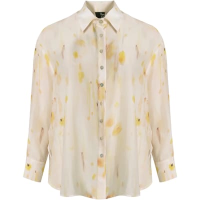 Dameshemd met lange mouwen Mat Fashion Artistic-Print