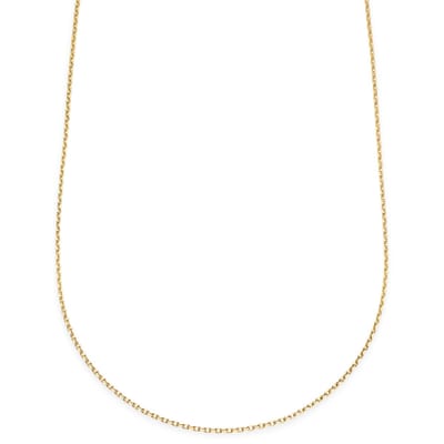Essentials | 2 mm Goudkleurige Ketting met Kabelschakels