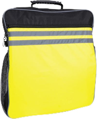 Scootertas Hoge Zichtbaarheid - Scootmobiel Tas - Veilig Onderweg - Waterbestendig Reflecterend Materiaal - Zwart