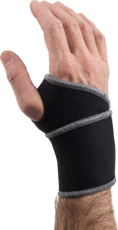 Toorx Polsbrace - Carpaal Tunnel Syndroom - Voor Links of Rechts - Zwart - Universele Polssteun - Polsversteviger - One Size Polsbandage - Verstelbaar - Compressie