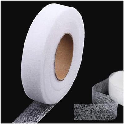 Zoomband om op te strijken, strijkband, 60 meter, breedte 20 mm, wasbestendig, naadband voor het splitsen van stoffen, broeken, gordijnen, kleding