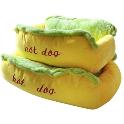 Chenils à hot-dogs à la mode Chenils universels, chauds et personnalisés pour animaux de compagnie Chenils détachables et lavables pour chats et chiens small