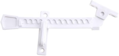 Dailygoods- Ventilatie Restrictor Kindveilig - Raambegrenzer - Veiligheidsslot - Montage Gids - ABS - Wit - 100 mm Opening