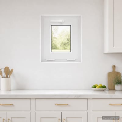 vidaXL - Kantel - kelderraam - RISOR - 40 - x - 45 - cm - PVC - en - helder - vlakglas